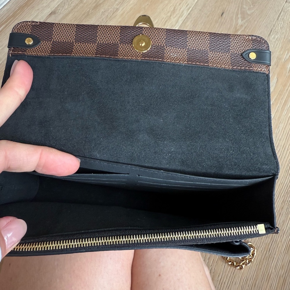 Louis Vuitton Damier Ebene Vavin Wallet on Chain - Picture 9 of 15